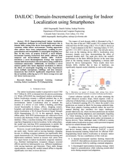 DAILOC: Domain-Incremental Learning for Indoor Localization using Smartphones