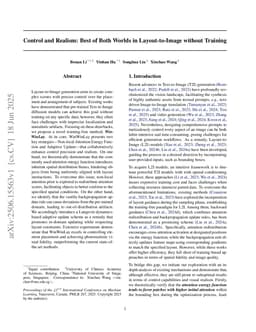 Control and Realism: Best of Both Worlds in Layout-to-Image without Training