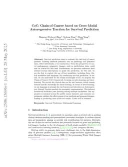 CoC: Chain-of-Cancer based on Cross-Modal Autoregressive Traction for Survival Prediction
