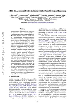 SLR: An Automated Synthesis Framework for Scalable Logical Reasoning