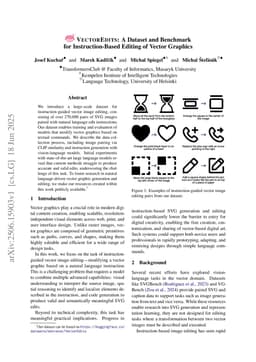 VectorEdits: A Dataset and Benchmark for Instruction-Based Editing of Vector Graphics