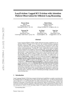 LazyEviction: Lagged KV Eviction with Attention Pattern Observation for Efficient Long Reasoning