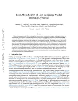 EvoLM: In Search of Lost Language Model Training Dynamics