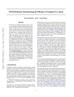 OSWorld-Human: Benchmarking the Efficiency of Computer-Use Agents