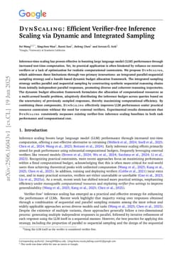 DynScaling: Efficient Verifier-free Inference Scaling via Dynamic and Integrated Sampling