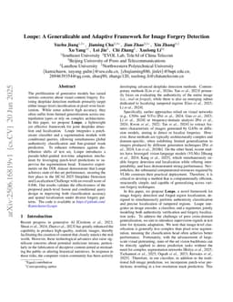 Loupe: A Generalizable and Adaptive Framework for Image Forgery Detection