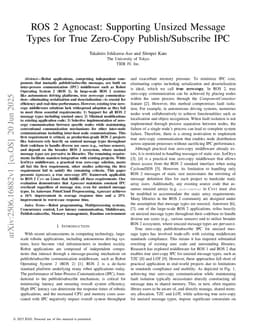 ROS 2 Agnocast: Supporting Unsized Message Types for True Zero-Copy Publish/Subscribe IPC
