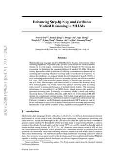 Enhancing Step-by-Step and Verifiable Medical Reasoning in MLLMs