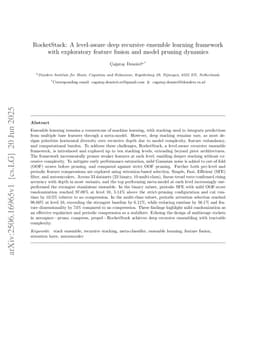 RocketStack: A level-aware deep recursive ensemble learning framework with exploratory feature fusion and model pruning dynamics