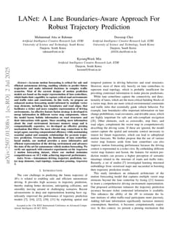 LANet: A Lane Boundaries-Aware Approach For Robust Trajectory Prediction