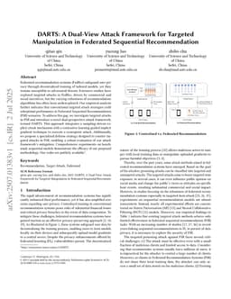 DARTS: A Dual-View Attack Framework for Targeted Manipulation in Federated Sequential Recommendation