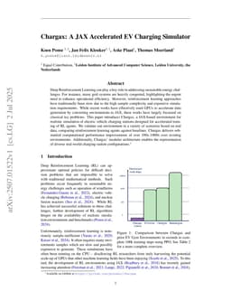 Chargax: A JAX Accelerated EV Charging Simulator