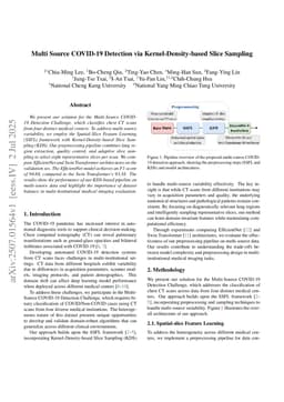 Multi Source COVID-19 Detection via Kernel-Density-based Slice Sampling