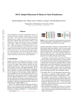 SPoT: Subpixel Placement of Tokens in Vision Transformers