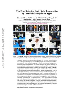 TypeTele: Releasing Dexterity in Teleoperation by Dexterous Manipulation Types