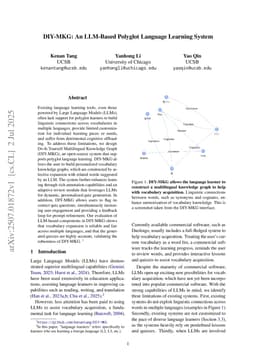 DIY-MKG: An LLM-Based Polyglot Language Learning System