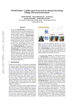 SMART-Editor: A Multi-Agent Framework for Human-Like Design Editing with Structural Integrity